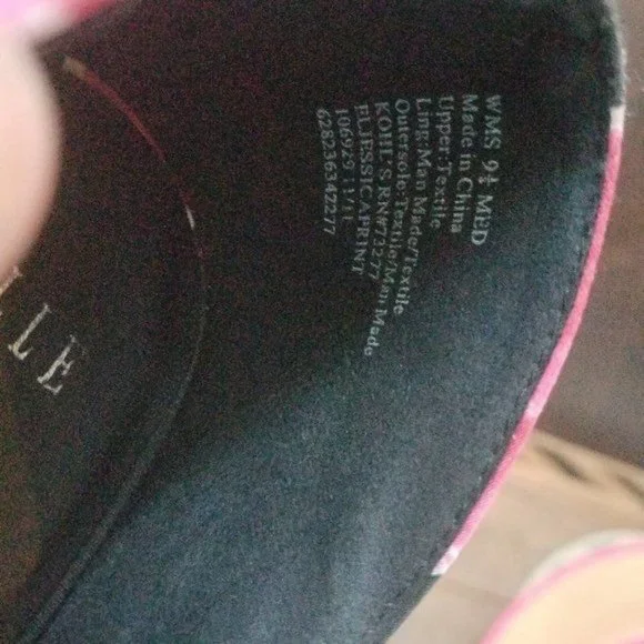 Elle Platform Wedges in Floral Motif Size 9.5 - Picture 11 of 12